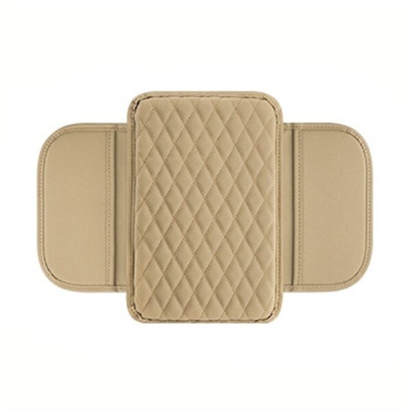 Car Armrest Box Reinforced Pad With Side Storage Bag - Image 4